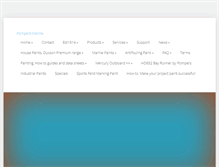 Tablet Screenshot of pompeismarine.com